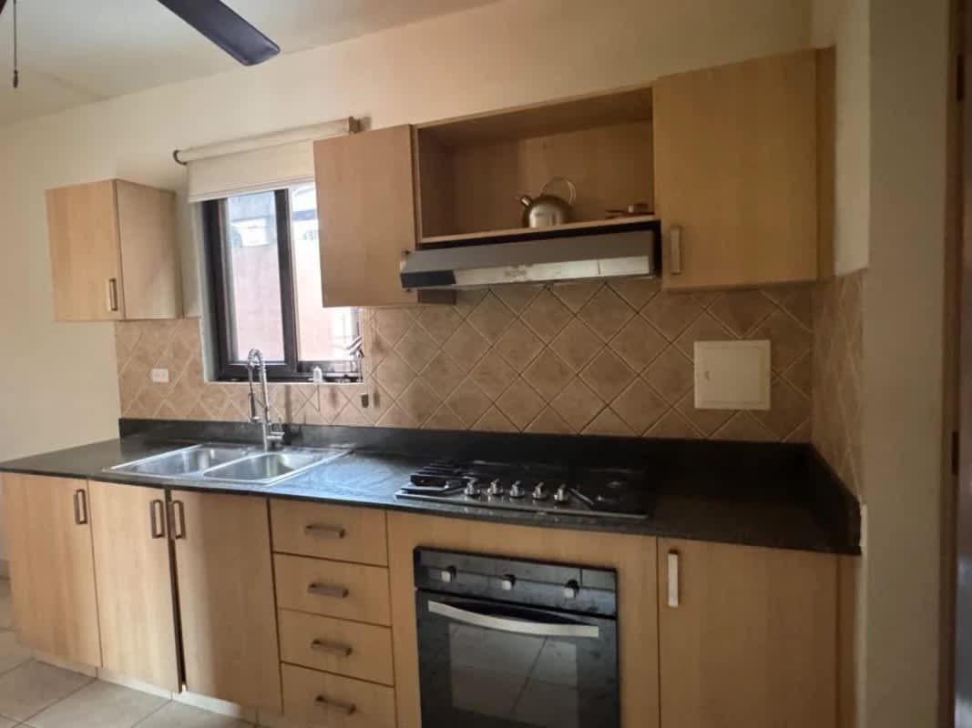 Open kitchen and dining room combo granite kitchen Don Bosco Panama