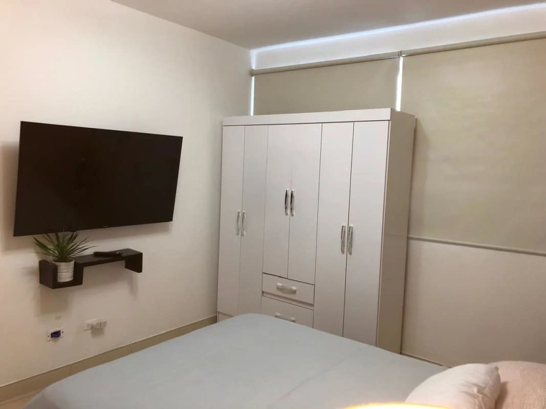 Balcony seating area with skyline partial ocean view PH Ocean Club Punta Pacifica