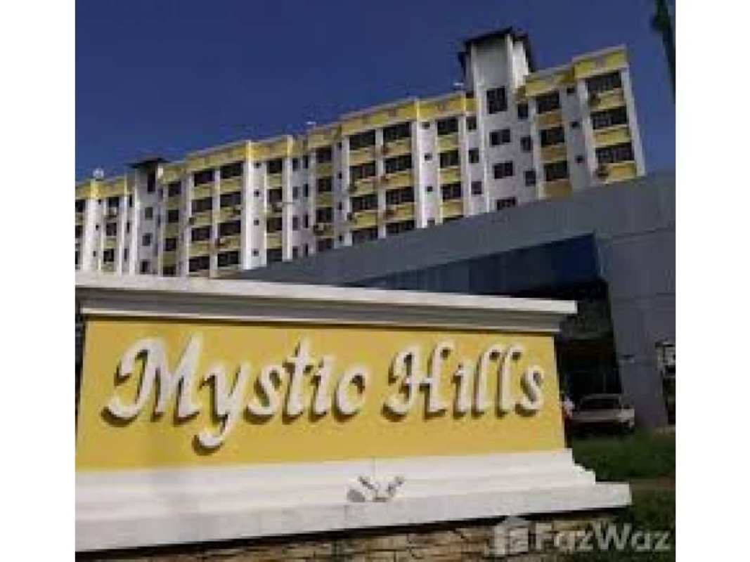 View of PH Mystic Hills residential building facade with balconies in San Antonio Panama
