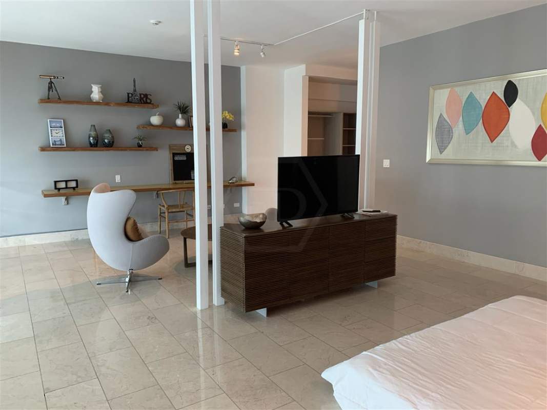 Open studio space with living and sleeping area Grand Tower Punta Pacifica