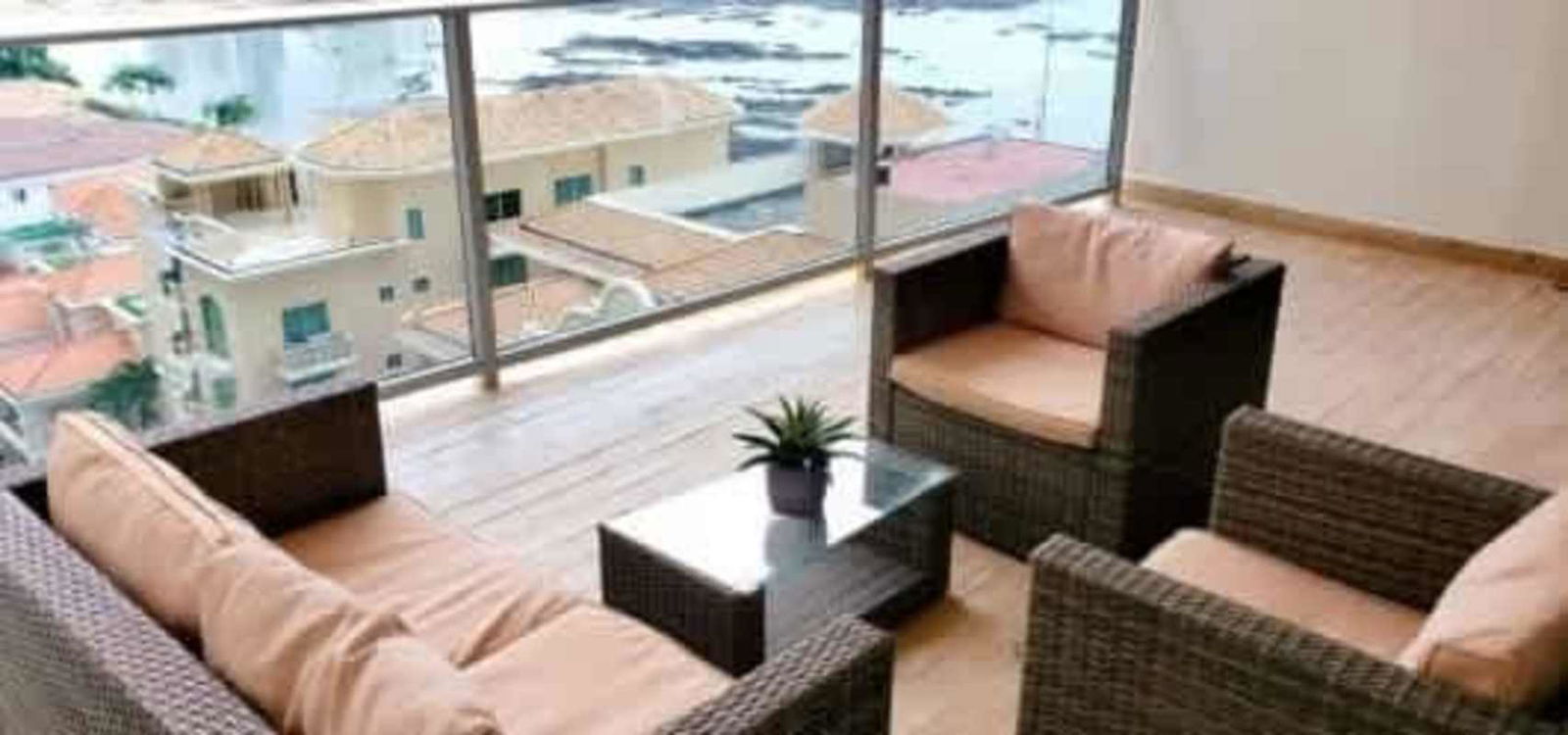 Contemporary dining room marble floors designer finishes Grand Tower Punta Pacifica Panama