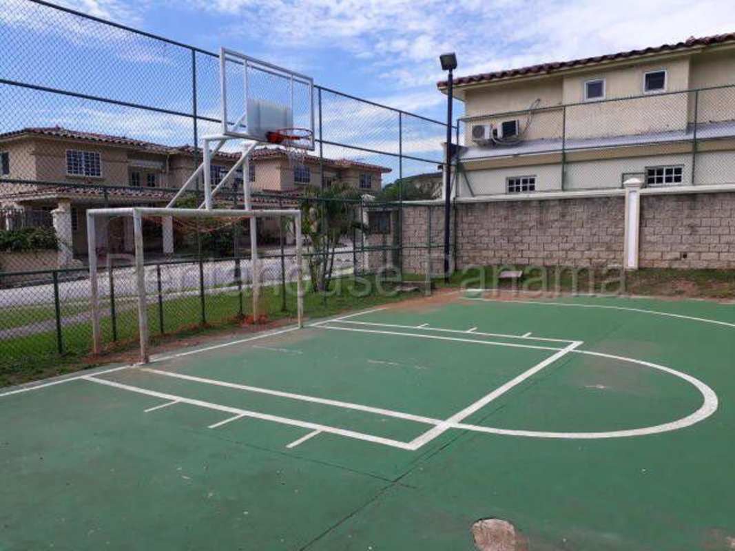 Basketball and multi-sport court residential gated community Dorado Spring Panama