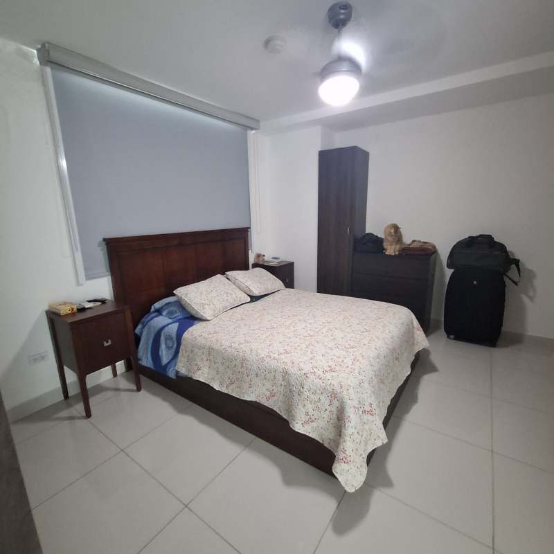 Balcony overlooking Panama City skyline from PH Midpark Carrasquilla apartment