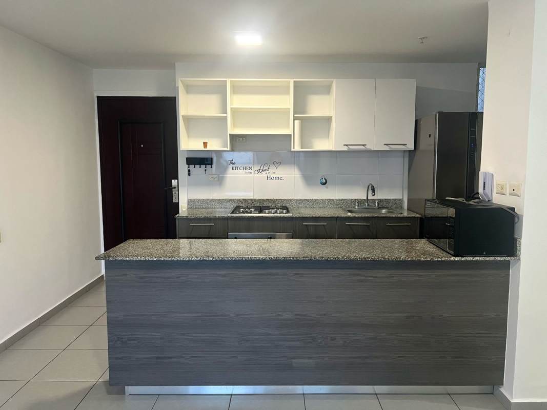 Swimming pool and amenity deck at PH Avinón Towers apartment complex Panama City