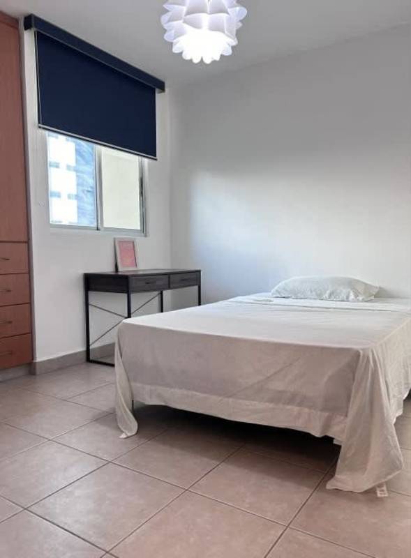 Lobby area modern sofas and gold accent furniture PH Green Bay Tower Costa del Este Panama