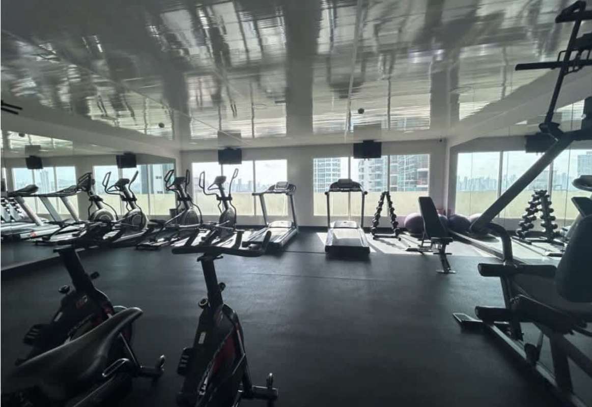 Fully equipped gym with cardio machines and free weights PH Green Bay Costa del Este Panama City