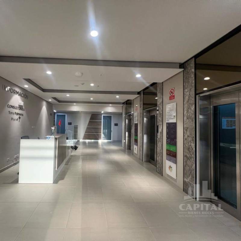 Reception lobby elevators medical office floor Town Center Costa del Este