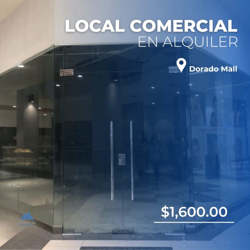 Interior unfinished commercial store for lease in Dorado Mall Panama City with concrete walls and exposed ceiling