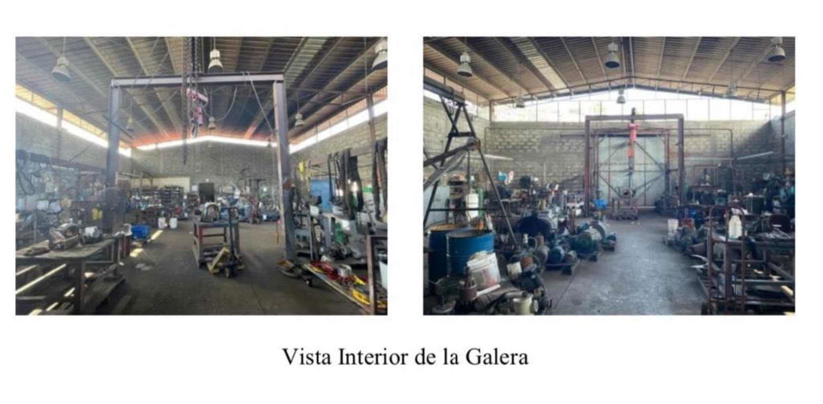 Interior view of warehouse suitable for heavy equipment and logistics Rio Abajo Panama