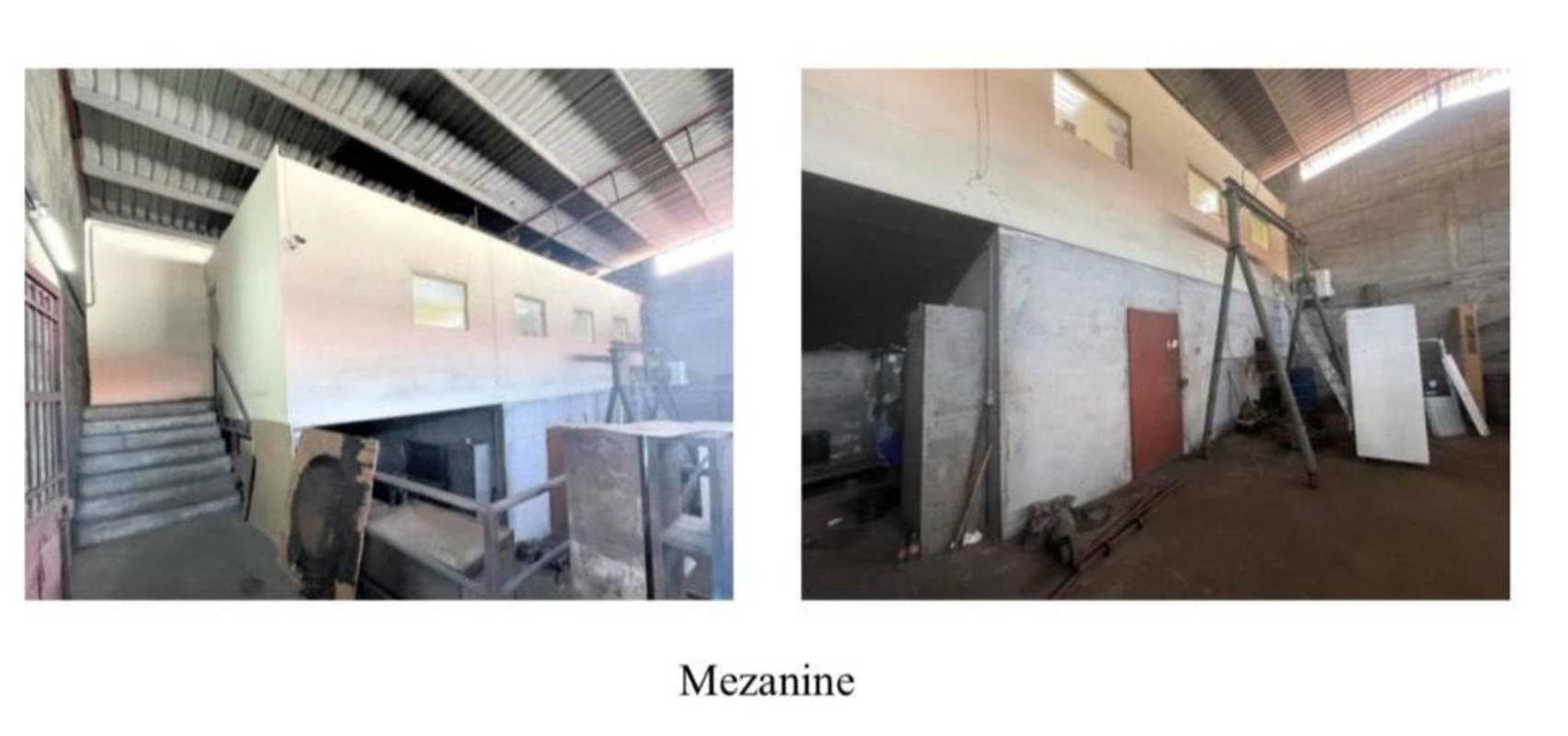 Mezzanine level with office space inside industrial warehouse Rio Abajo Panama