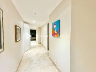 Double vanity bathroom with marble accents and walk-in shower Buenaventura Pacific Coast Panama