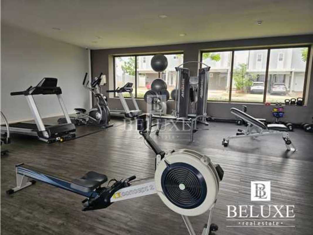 Indoor gym with modern fitness equipment residential PH Victoria Panama