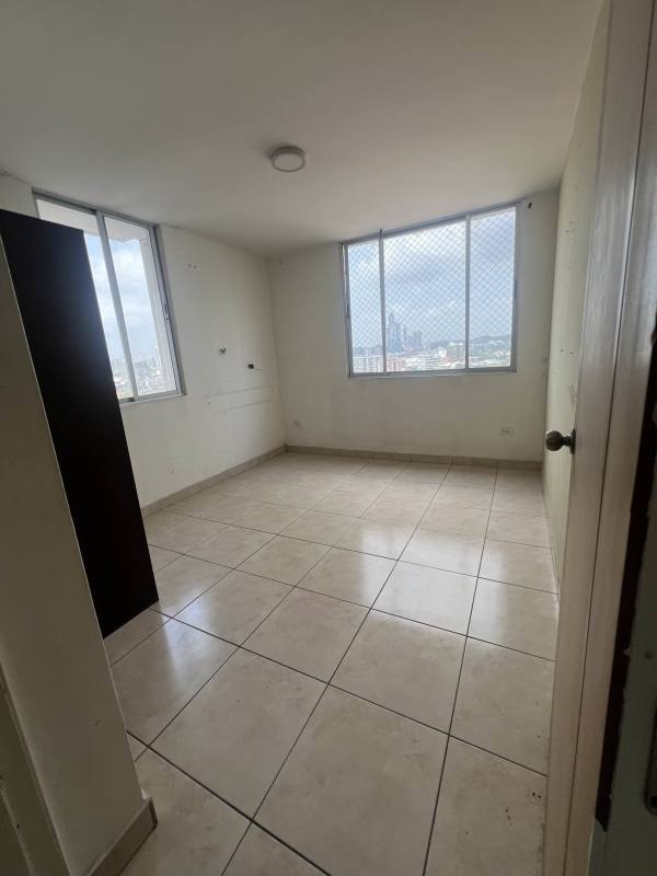 Bedroom with large window and built-in closet in Plaza Valencia Carrasquilla Panama