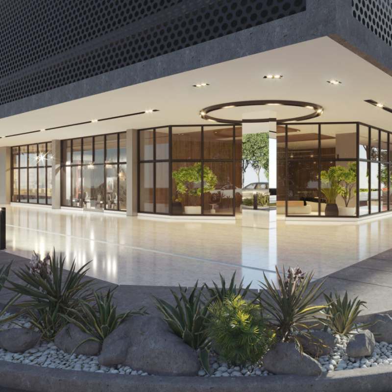 Luxury rooftop pool with panoramic city and ocean views at PH Walker Wellness Marbella Panama City