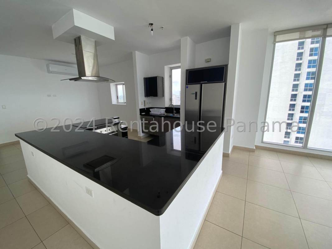 Master suite featuring walk-in closet and panoramic views at PH Rivage