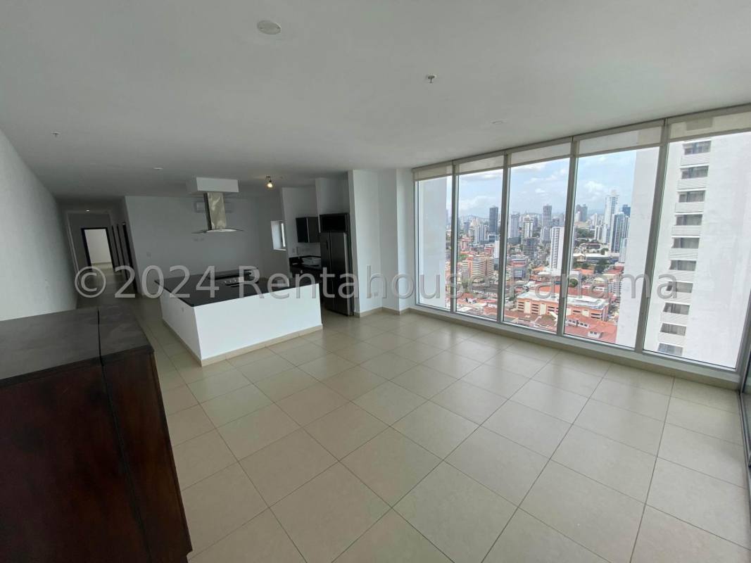 Modern kitchen with granite counters and stainless appliances at PH Rivage