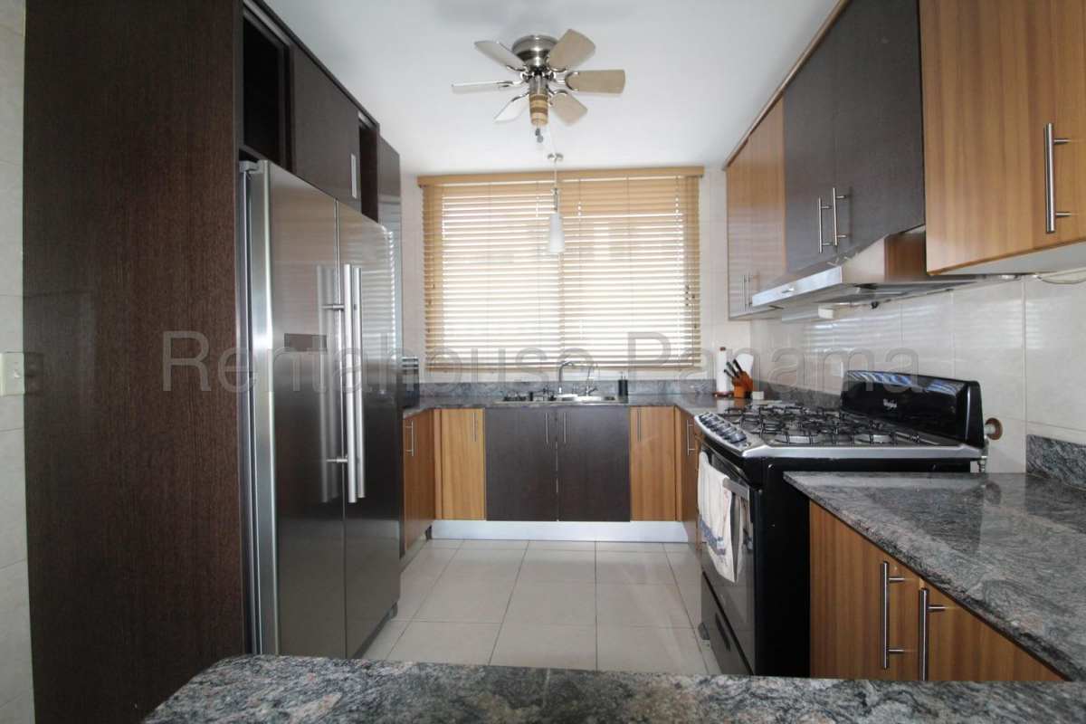 Large open layout living-dining area with natural light in PH Titanium Costa del Este Panama