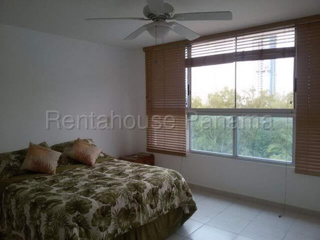 Open kitchen with granite countertop and appliances PH Titanium Tower Costa del Este Panama