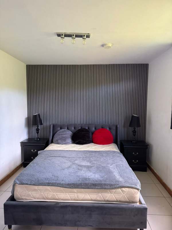 Equipped kitchen with appliances in PH Mallorca Park Village Los Andes Panama City.