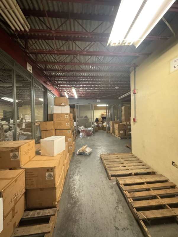 Covered loading dock area with platform and industrial access in Panama warehouse for sale