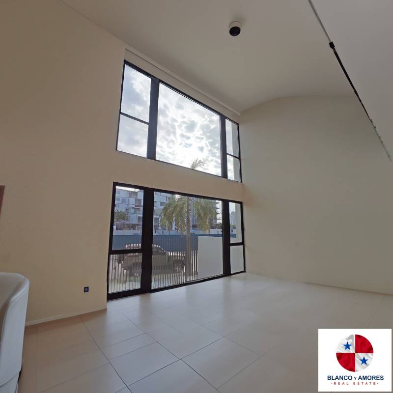 Luxury marble bathroom with premium fixtures in waterfront villa at Ocean Reef Panama City