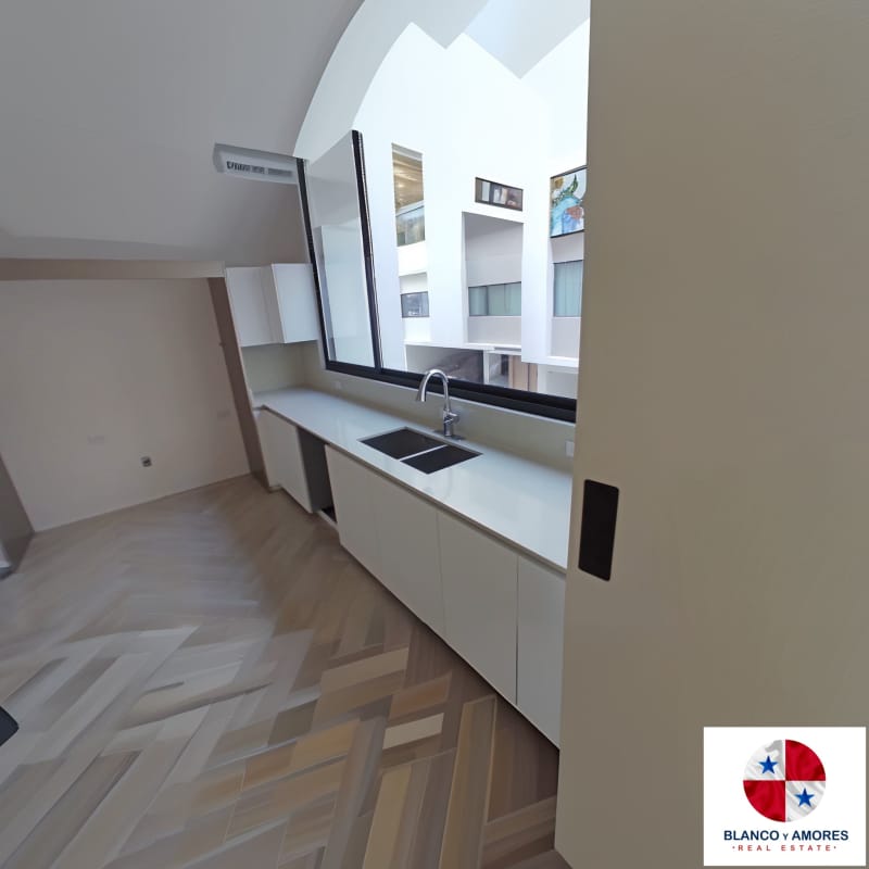 Expansive rooftop terrace with marina and ocean views luxury villa at Ocean Reef Islands Panama