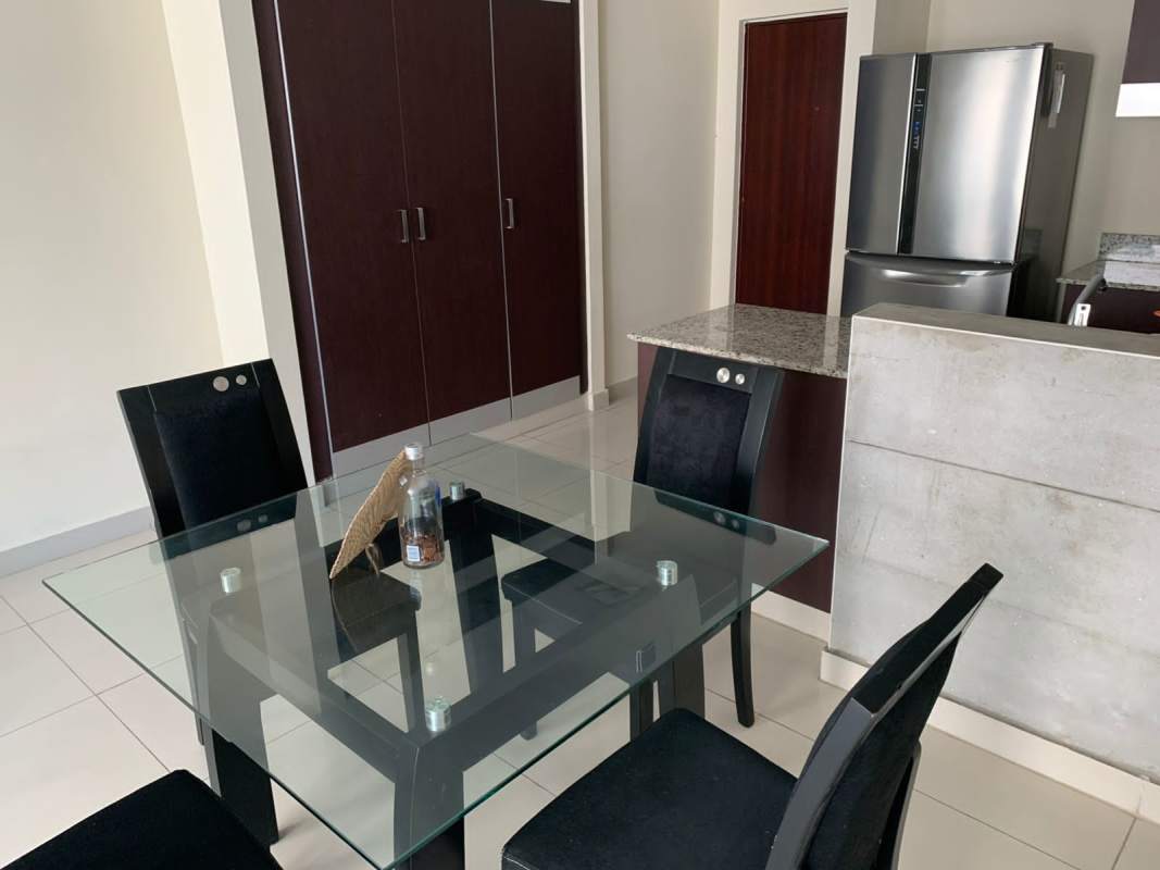 Contemporary kitchen with granite countertops stainless appliances PH Vitro Loft Panama