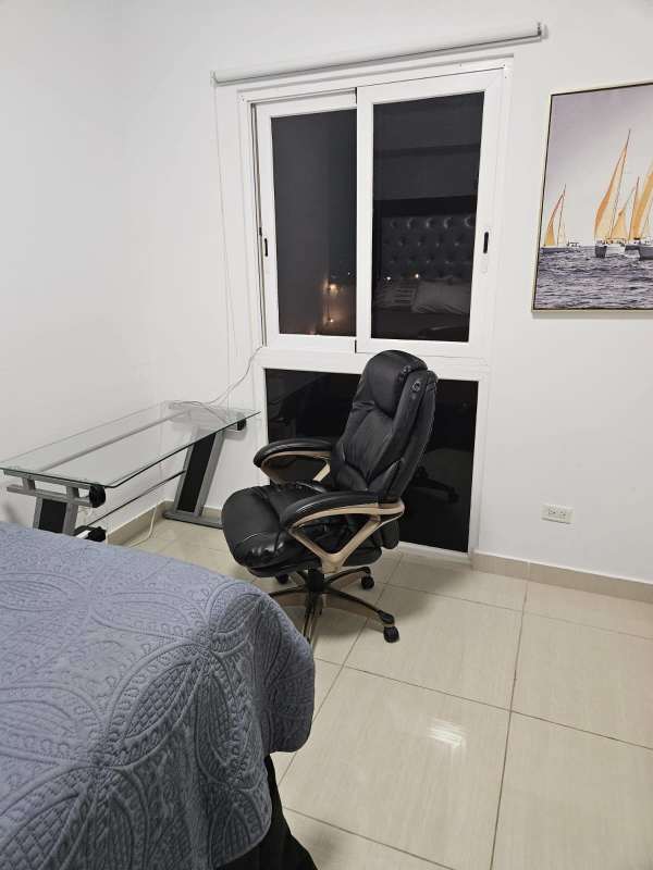 Bedroom with sliding doors to balcony patio in PH 43 GV Bella Vista Panama