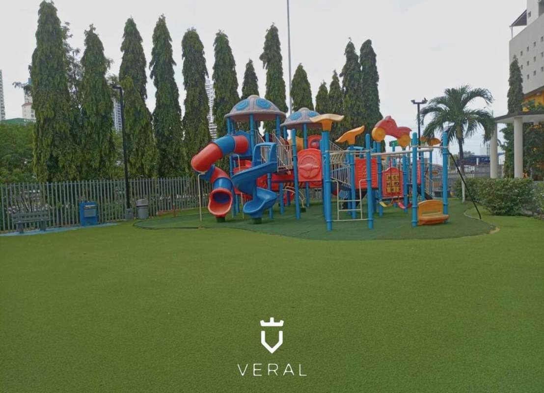 Modern lobby with lounge sofas and large windows PH Terramar Panama City