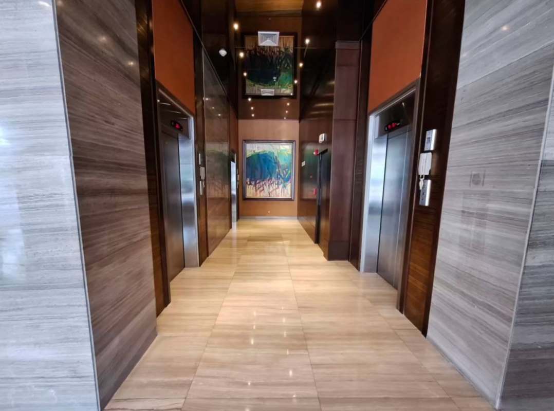 Modern condo tower PH Marbella 47 landscaped gardens Panama City