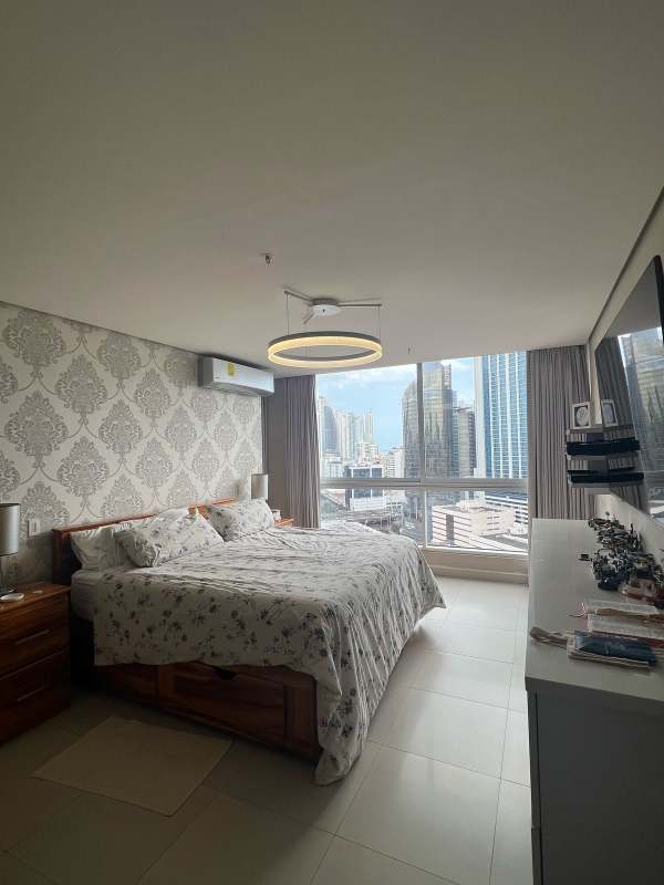 Bright open living dining area large windows PH Marbella 47 Panama