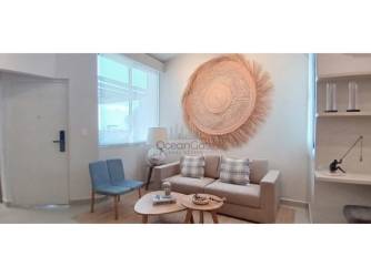 Modern bedroom with natural light and minimalist style at Soleil Playa del Sol Panama
