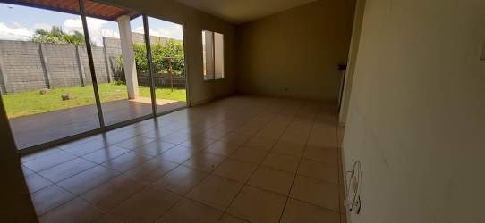 Kitchen with granite countertops, white walls, ceramic tile floor in house for sale La Chorrera