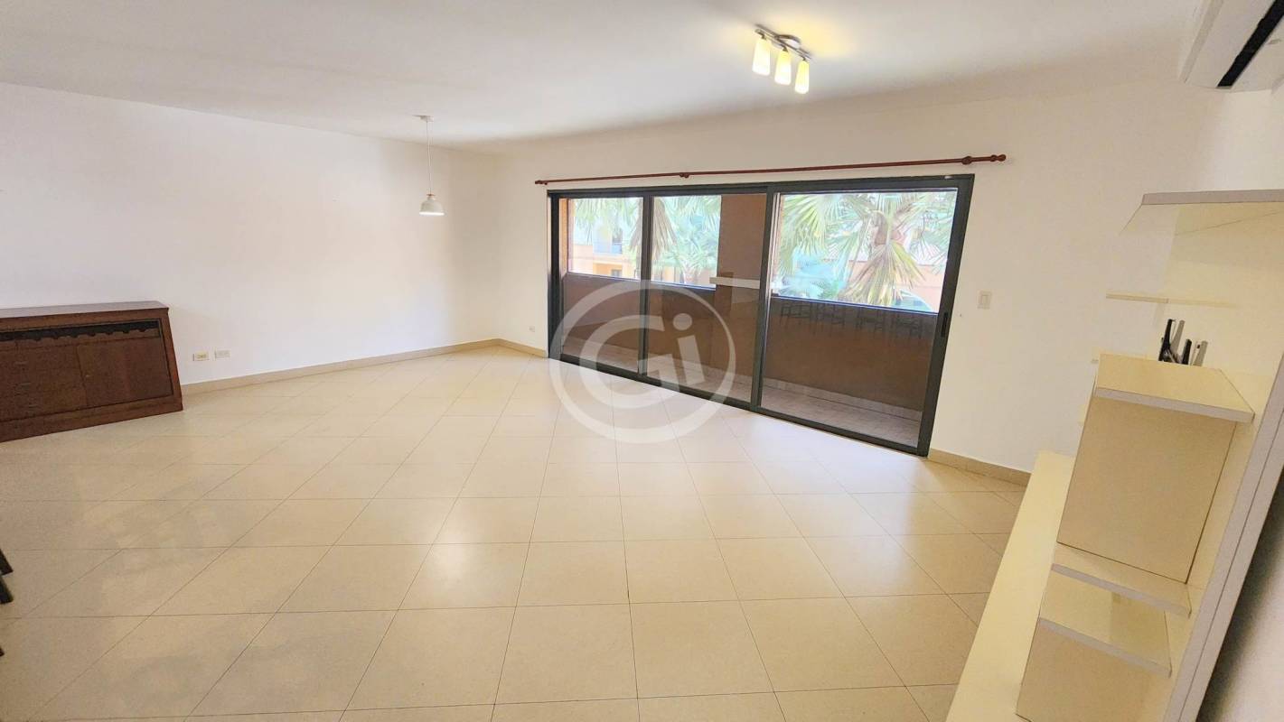 Dining and living area open plan kitchen Embassy Club Clayton Panama