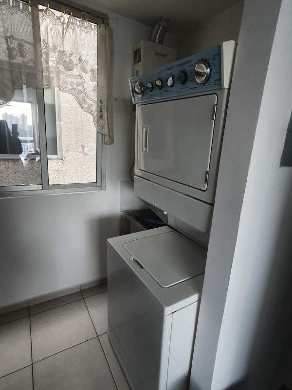 Laundry room with washer dryer hookup in PH Alsacia Condado del Rey Panama City