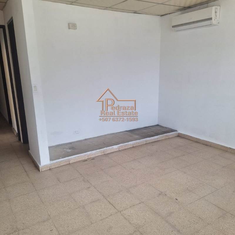 Air-conditioned office with tiled floors and security bars in warehouse in Parque Lefevre Panama City