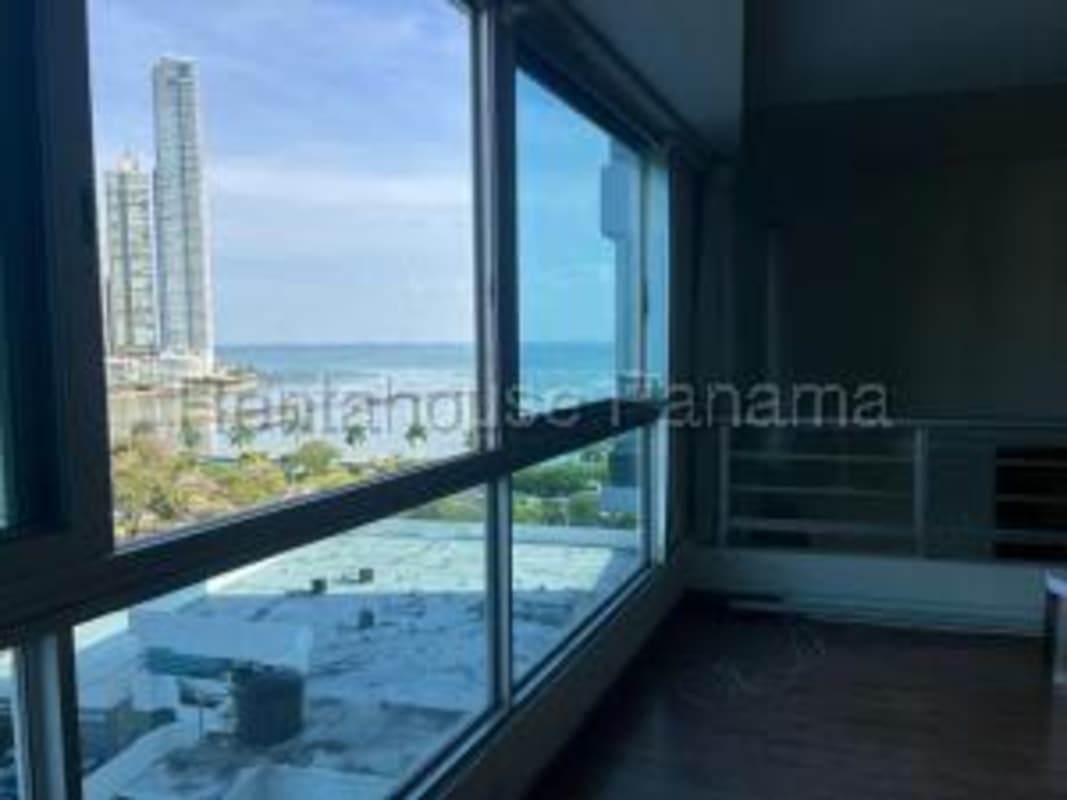 Contemporary metal staircase in loft apartment PH Bayfront Panama
