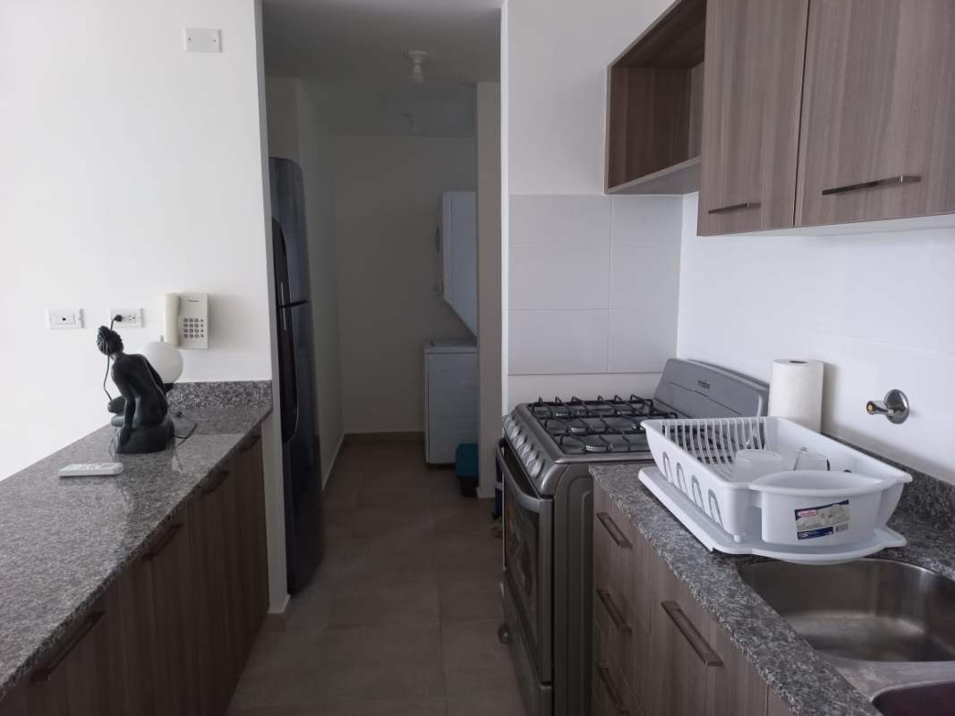 Balcony overlooking gardens and Brisas del Golf Panama at PH Hacienda Gardens