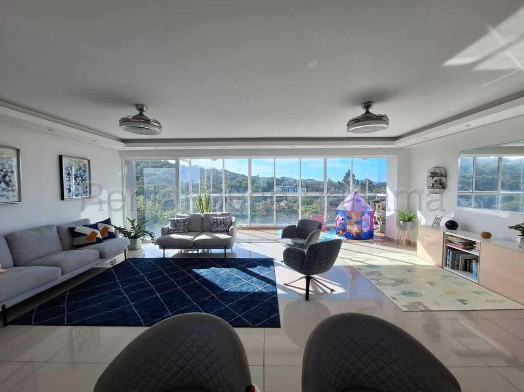 Modern bedroom with en-suite bath and panoramic mountain view Ancon Reserve Panama