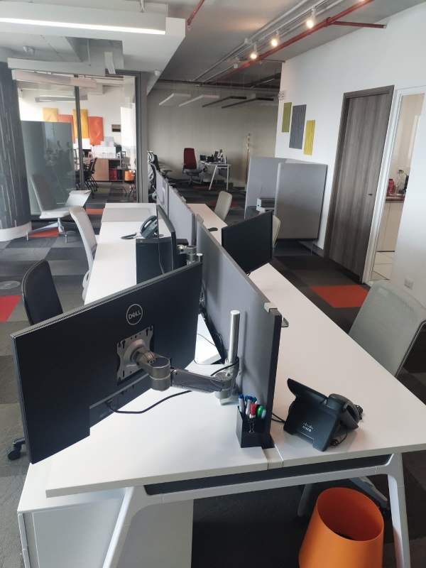 Spacious glass-partitioned conference room Punta Pacifica offices