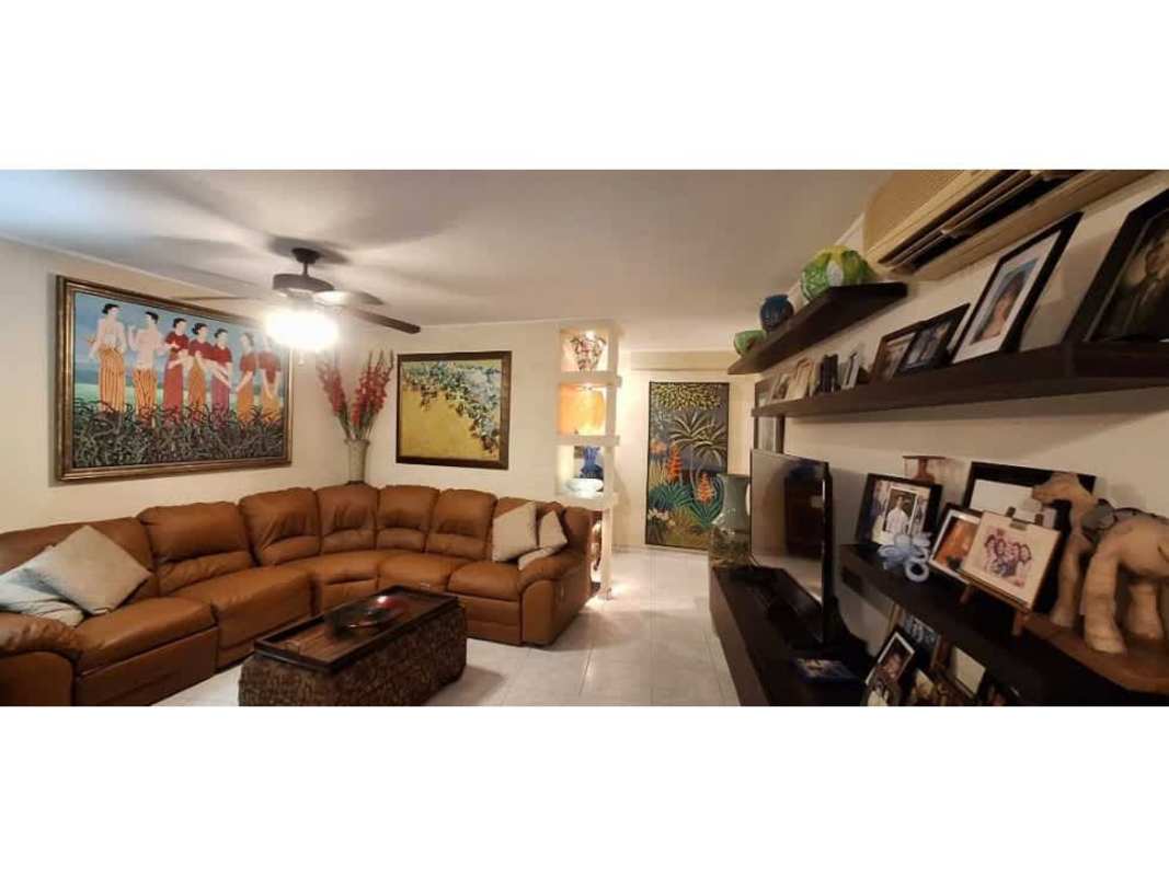 Spacious living and dining area with big windows in PH Royal Princess Punta Paitilla Panama City