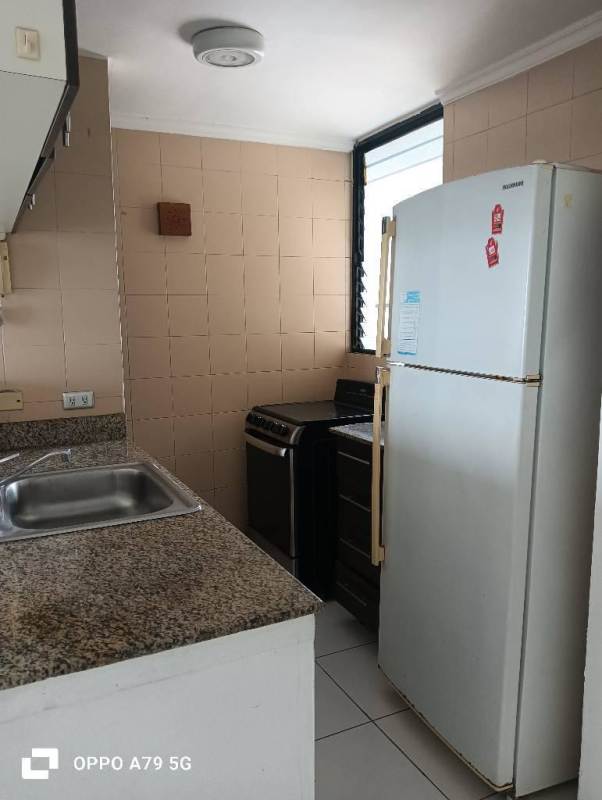 Compact kitchen refrigerator stainless sink stove PH BICSA Tower Panama