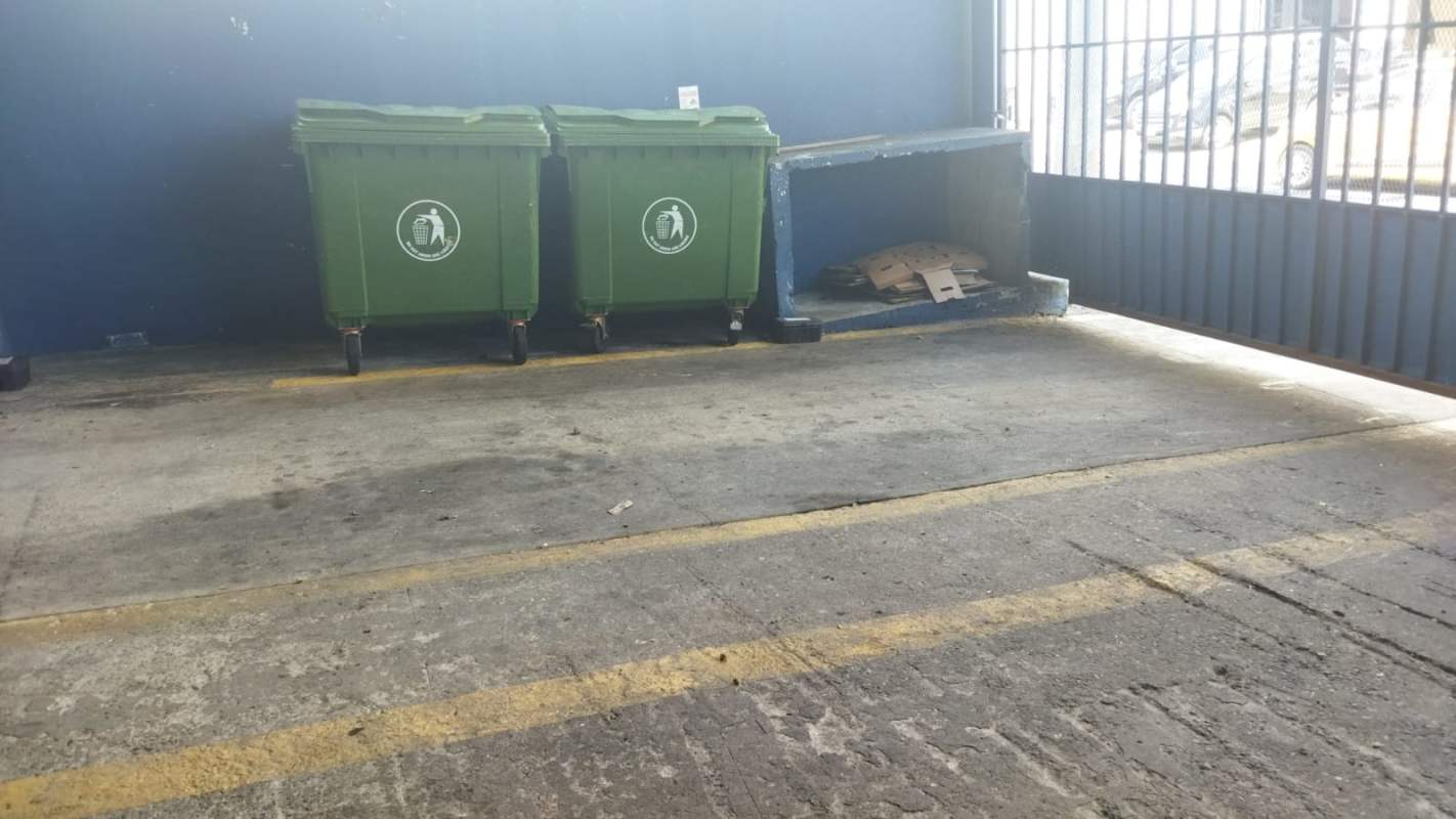 High shelving set up for pallet storage in Parque Lefevre warehouse for rent Panama