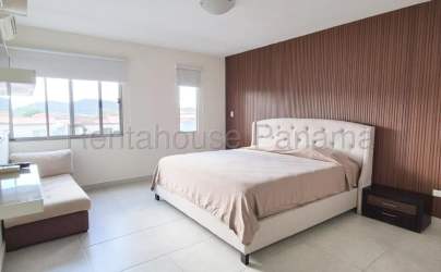 Bathroom with shower and modern tile design apartment Panama Pacifico