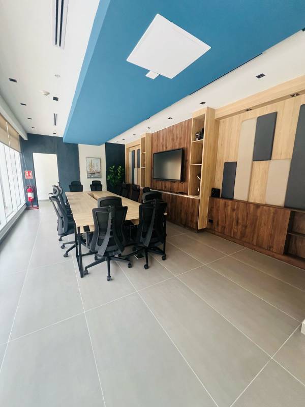 Reception or waiting area with seating, modern design, Town Center Costa del Este