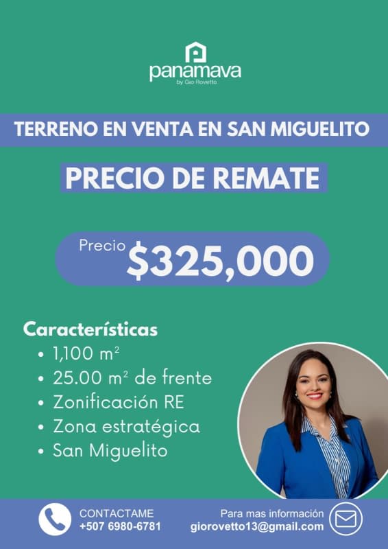 Land for mixed-use or residential commercial project in San Miguelito Panama