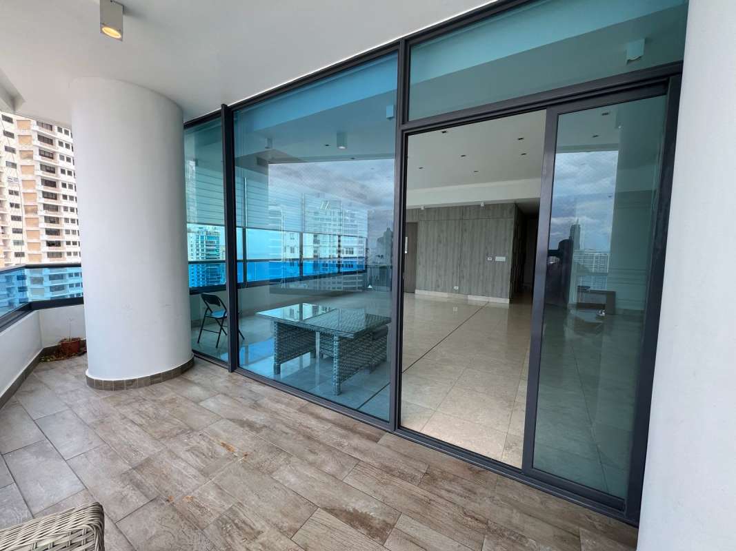 Luxury kitchen with granite countertops, built-in oven, ample cabinets at PH Deluxe Residences Punta Paitilla