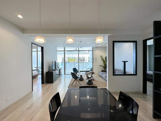 Luxury building lobby with concierge service in Punta Pacífica Panama City