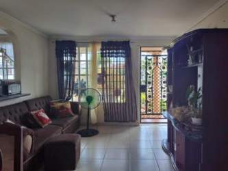 Casual dining and living room area tiled floor house for sale La Chorrera