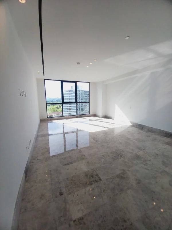 Luxury lobby with marble floors and designer furnishings at PH Empire Residences Santa María